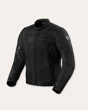 GIACCA MOTO JACKET TRAFORATA ESTIVA REVIT REV'IT ECLIPSE 2 NERO BLACK