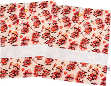 - Set 2 Sacchetti Asilo in Cotone Stampato | Inserto in Tela Aida Da Ricamare | 