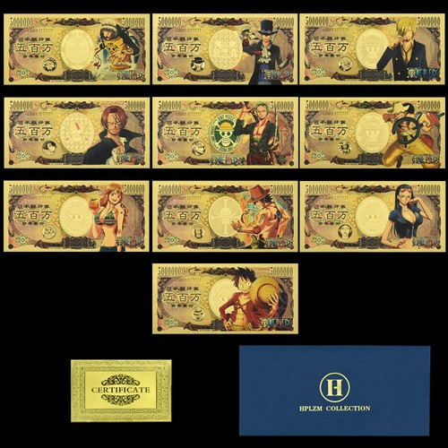 Banconota 10pz set - pezzo, unico