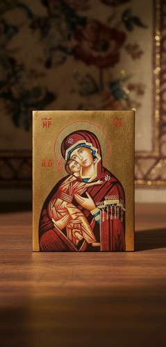 Icona bizantina madonna della - icona,