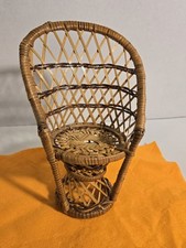 Sedia bambola rattan schienale