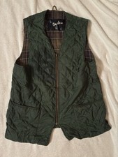 Gilet Barbour trapuntato verde