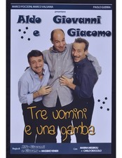 locandina TRE UOMINI E UNA