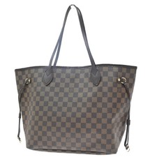Borsa a tracolla Louis Vuitton Neverfull MM Damier Ebene pelle BN N51105 26EF773