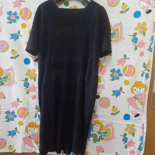 Abito nero manica corta issey - corta,