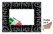 Cornice Nera laccata in legno