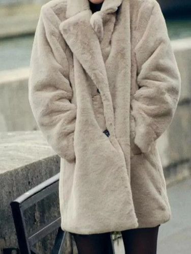 Cappotto pelliccia sintetica