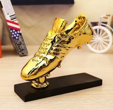 Golden Boot Scarpa d'Oro Calcio Trofeo in Resina Placcata Capocannoniere