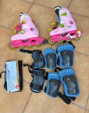Rollerblade pattini in linea taglia 28-30 con protezioni XL/L 8-10 anni