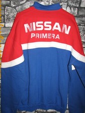 Vintage Nissan Primera Rosberg  racing team rally cotton jersey shirt sweater