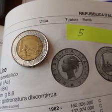 moneta da 500 lire del 1985.