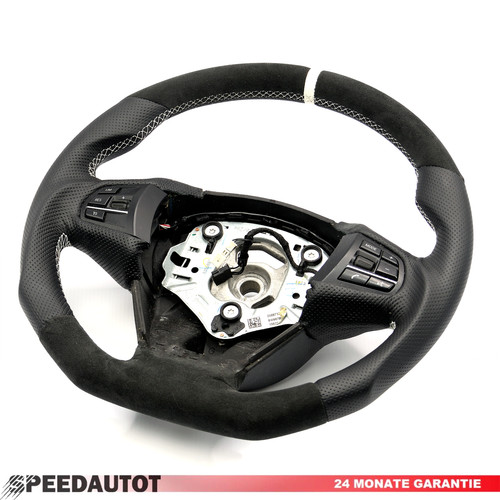 Volante pelle piatto - in, per
