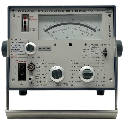 Rohde schwarz nf misuratore - rohde,
