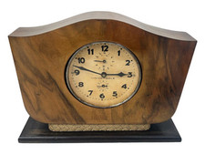 Orologio Sveglia Meccanica Universale in Legno Antico