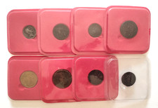 Lotto 8 Riproduzioni di Monete Romane Roman Coin Reproduction Da Collezione