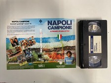 NAPOLI CAMPIONE il trionfo di una citta' - vhs+locandina-senza custodia-MARADONA
