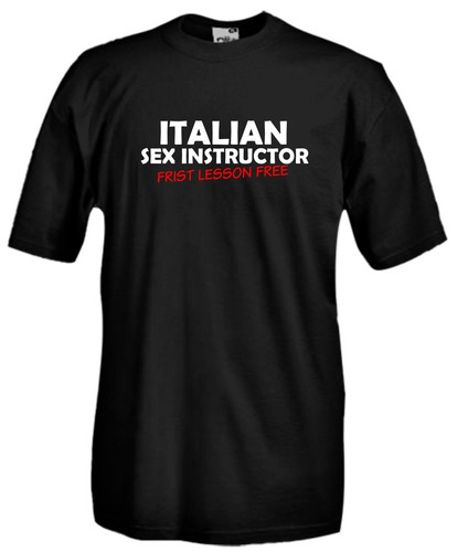 Maglia italian sex instructor - italian,