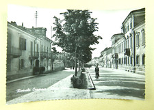 VECCHIA CARTOLINA FOTO VINTAGE RIVAROLO CANAVESE CORSO TORINO 1954