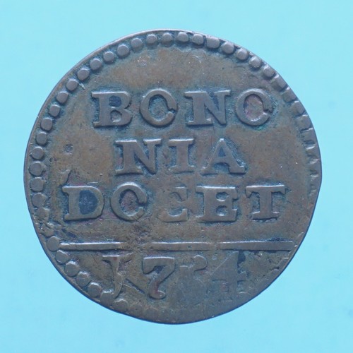 Benedetto xiv quattrino 1754 - quattrino,