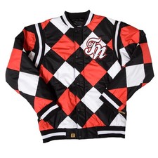 Giacca Baseball Technine Diamond Isolata Uomo Taglia Media Rosso Bianco Nero Nuova