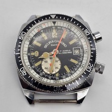 Orologio da polso uomo vintage Sicura Chrono manuale subacqueo