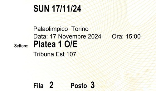 Biglietti atp finals - finals, torino