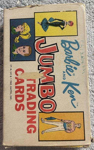 Carte barbie ken jumbo - jumbo, 1962