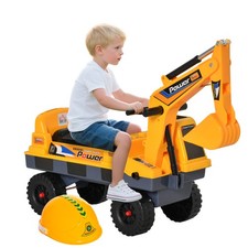 HOMCOM Ruspa Giocattolo 2 in 1