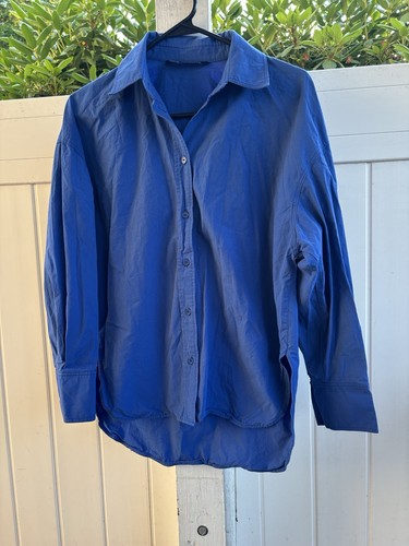Zara blue button down shirt - zara,