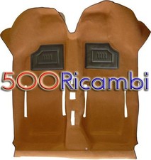 FIAT 500 126 EPOCA MOQUETTE OCRA TAPPETO PREFORMATO RIVESTIMENTO INTERNO PAVIMEN