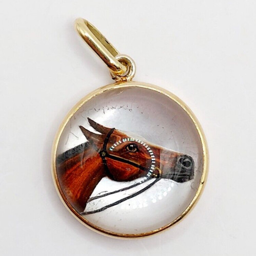 Ciondolo antico oro 18k