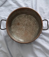 teglia antica in rame battuto