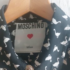 Vintage camicia Moschino Anni 80 fantasia Oche Originale