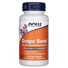 Now Foods Semi d'uva (Estratto di semi d'uva), 100 capsule