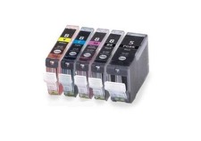 5PK Ink For Canon PGI5BK CLI8
