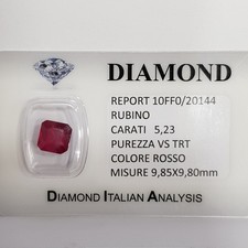 Rubino rosso acceso - rubino,