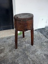 ANTICO CEPPO IN LEGNO DA MACELLAIO