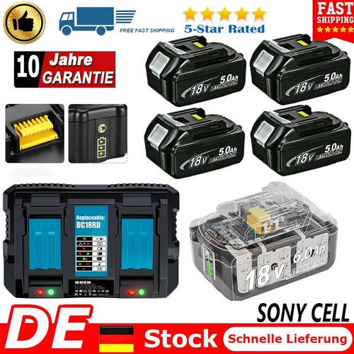 Batteria 18v 9ah per makita - 18v,