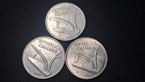 Italia 3 monete da - da, 10