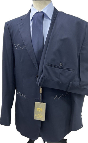 Abito uomo sartoriale blu drop - abito,