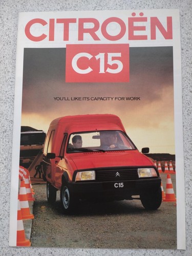 Brochure citroen c15e super - brochure,