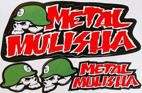Adesivi kit metal mulisha - adesivi,