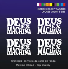 4 x Sticker Vinilo - DEUS EX