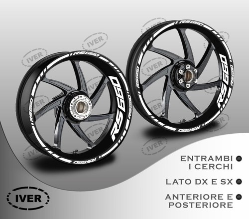 Adesivi cerchi aprilia - , rs660