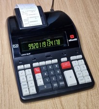 Calcolatrice Olivetti LOGOS 914T Stampante Termica Funzionante