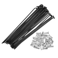 36pz 14G J Piega Bici Acciaio Raggi 5.43" Ciclo Raggi con Cappucci