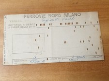 Biglietto del treno Ferrovie