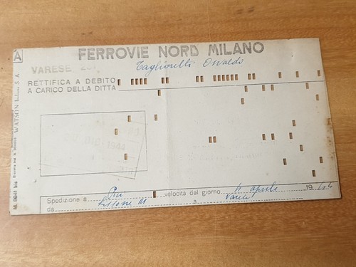 Biglietto del treno - , ferrovie
