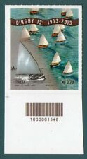 ITALIA 2013 C. A BARRE 1548 "100° IMBARCAZIONE A VELA DINGHY 12' " SINGOLO SN