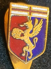 Distintivo calcio piedino GENOA badge GENOVA pin LIGURIA grifone con pallone 